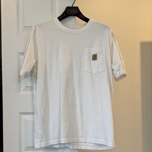 Carhartt Classic White Tee with Pocket
